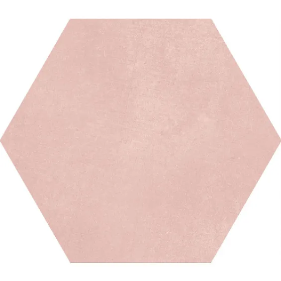  Carrelage sol hexagonal Motif rose quartz 23x26 cm - Réflex Boutique