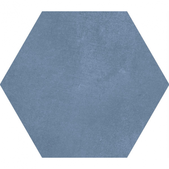 Motif hex blue 23*26 cm