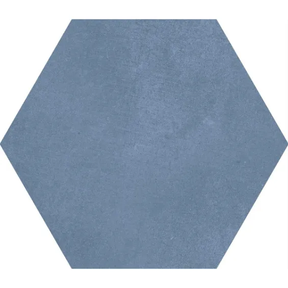  Carrelage sol hexagonal Motif blue 23x26 cm - Réflex Boutique