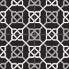  Carrelage sol effet carreaux de ciment Paris black 33,15x33,15 cm - Réflex Boutique