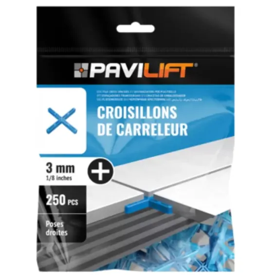  Croisillon carrelage 3 mm - Réflex Boutique