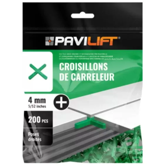  Croisillon carrelage 4 mm - Réflex Boutique