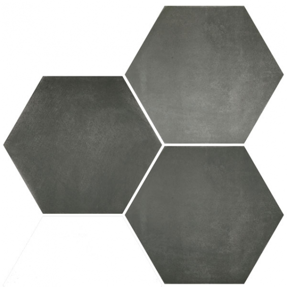 Carrelage sol hexagonal Arsenal black 2327 cm