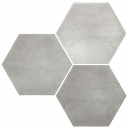 Carrelage sol hexagonal Arsenal grey 23x27 cm