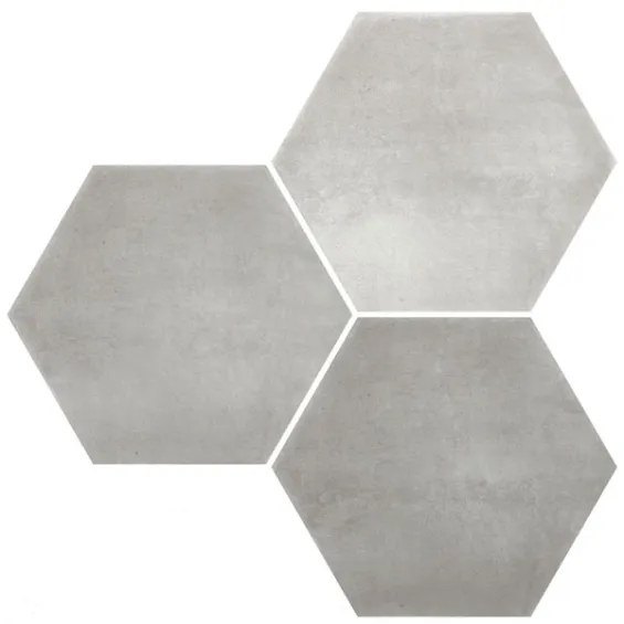  Carrelage sol hexagonal Arsenal grey 23x27 cm - Réflex Boutique