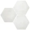  Carrelage sol hexagonal Arsenal white 23x27 cm - Réflex Boutique