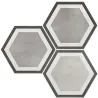 Carrelage sol hexagonal Arsenal Pisa grey 2327 cm