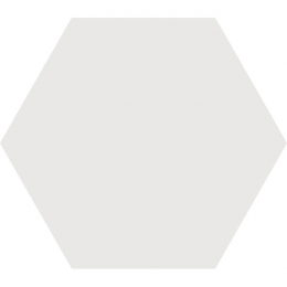Carrelage sol hexagonal Bird white 14x16 cm