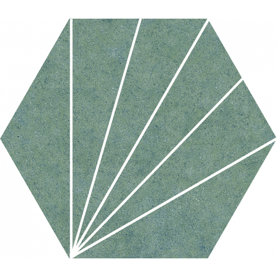 Carrelage sol hexagonal khéops vert 2525 cm