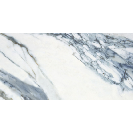 Carrelage sol poli effet marbre Bahia Blue 60x120 cm