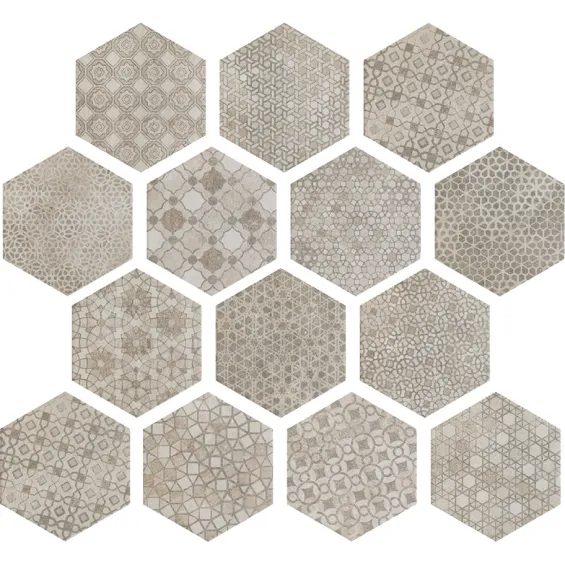  Carrelage sol hexagonal Anubis Orient 20x17,5 cm - Réflex Boutique