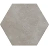 Carrelage sol hexagonal Anubis Taupe 18x21 cm