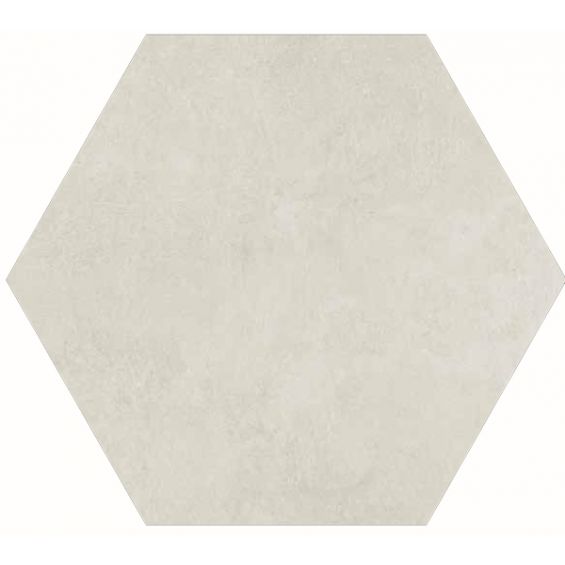 Carrelage sol hexagonal Anubis White 18x21 cm