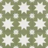 Carrelage sol effet carreaux de ciment Hercule Star green 20x20 cm