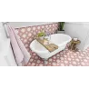  Carrelage sol effet carreaux de ciment Hercule Star pink 20x20 cm - Réflex Boutique