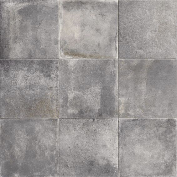 Carrelage sol effet carreaux de ciment Casablanca dark 20x20 cm