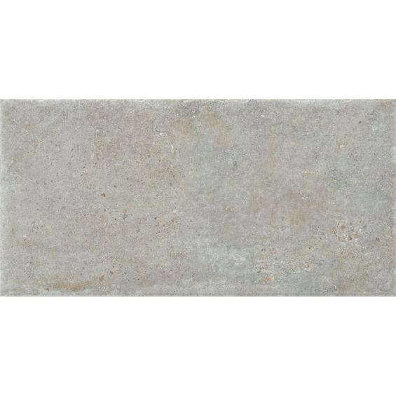 Carrelage sol effet pierre Opus gris 30x60 cm