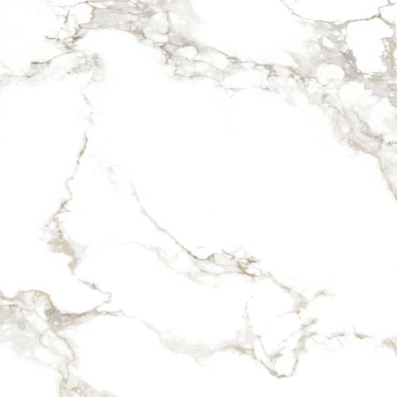 Carrelage sol poli effet marbre Neptune Argent 120x120 cm