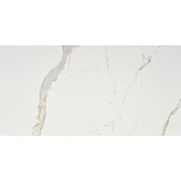 Carrelage sol et mur poli effet marbre Neptune Gold 60x120 cm