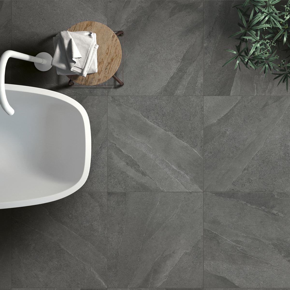 Dalle extérieur Rock 2.0 Geo R11 60x60 cm - Réflex Boutique