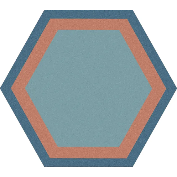  Carrelage sol hexagonal Nice mix 23x26 cm - Réflex Boutique