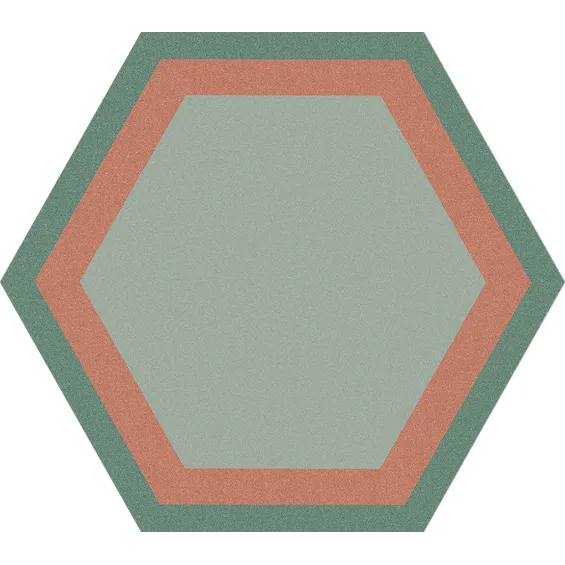  Carrelage sol hexagonal Nice mix 23x26 cm - Réflex Boutique