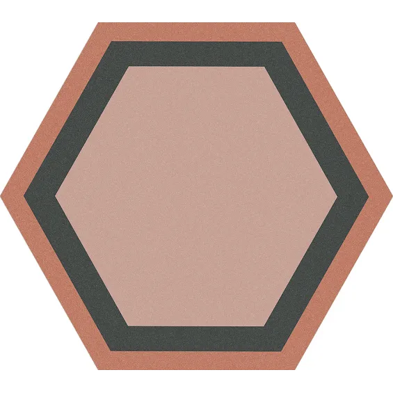  Carrelage sol hexagonal Nice mix 23x26 cm - Réflex Boutique