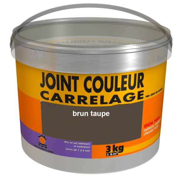 Mortier joint fin Brun taupe hydrofuge 3kg