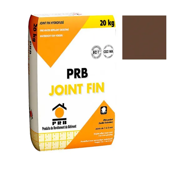 Joint fin Brun sienne carrelage 20kg - Réflex Boutique