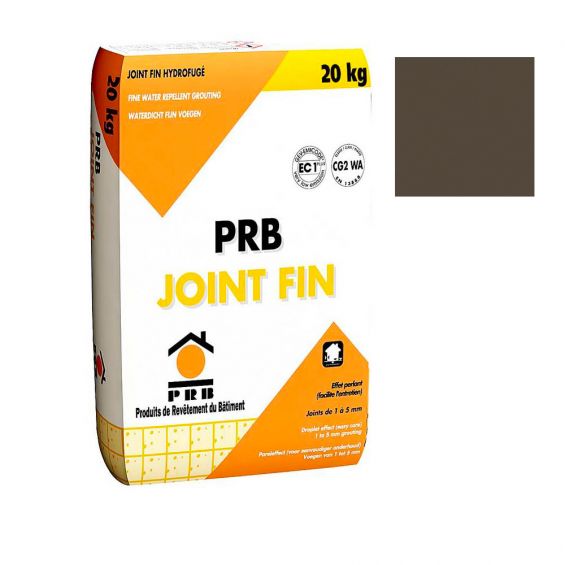 Mortier joint fin Brun taupe hydrofuge 20kg