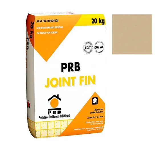 Joint fin Beige foncé carrelage 20kg - Réflex Boutique