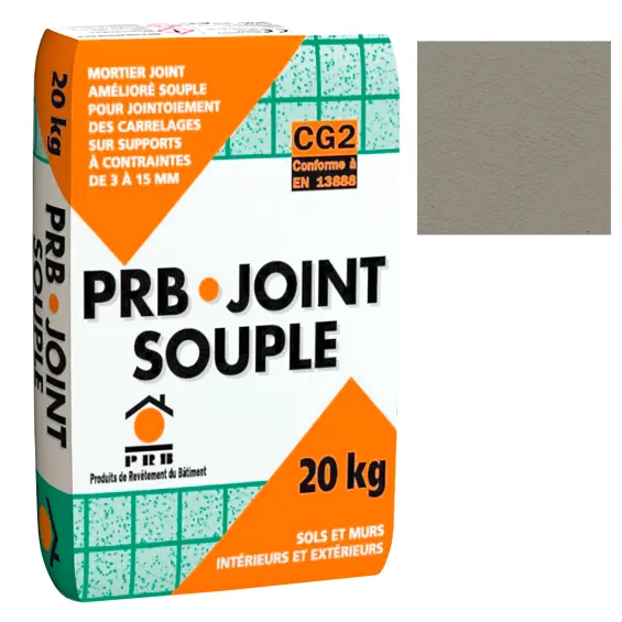 Joint souple gris lavezzi carrelage 20kg - Réflex Boutique