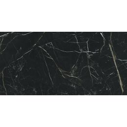 Carrelage sol et mur effet marbre Turquin Noir mat 60x120 cm