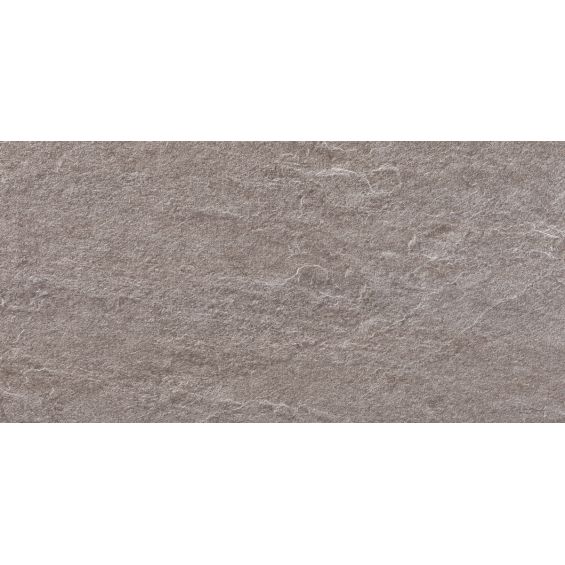 Carrelage sol effet pierre Ardoise gris 30x60 cm