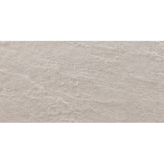 Carrelage sol effet pierre Ardoise crème 30x60 cm