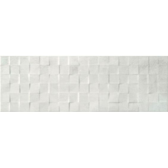 Carrelage mur Calm decor blanc 25x75 cm