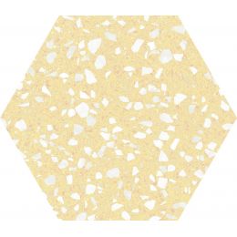 Carrelage sol hexagonal Rodin Yellow 22*25 cm