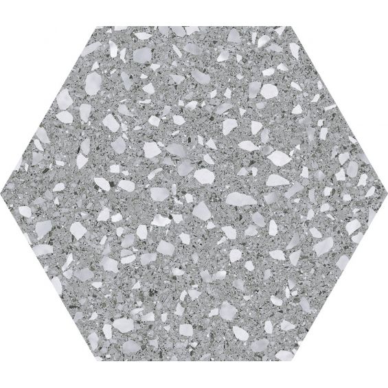 Carrelage sol hexagonal Rodin gris 2225 cm