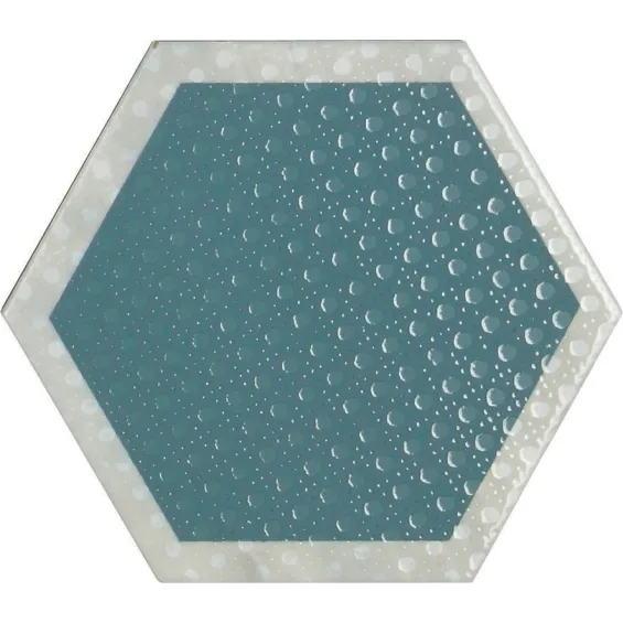  Carrelage sol hexagonal Soho boho onyx mix 23x26 cm - Réflex Boutique