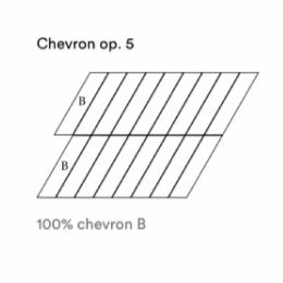 Carrelage sol imitation parquet Chevron A gris 9.8x46.5 cm