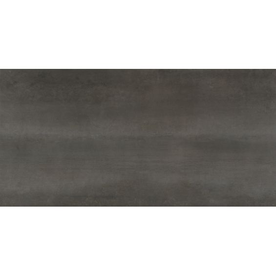 Carrelage sol effet métal Iridium Noir 60x120 cm
