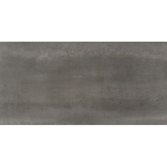 Carrelage sol effet métal Iridium Anthracite 30x60 cm