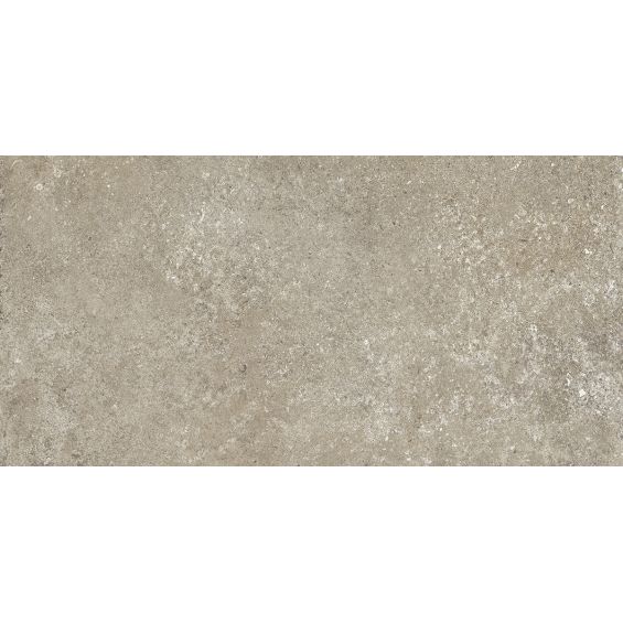Carrelage sol effet pierre Dolomie Taupe 60x120 cm
