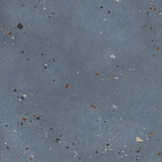  Carrelage effet Terrazzo Patio bleu 60x60 cm - Réflex Boutique