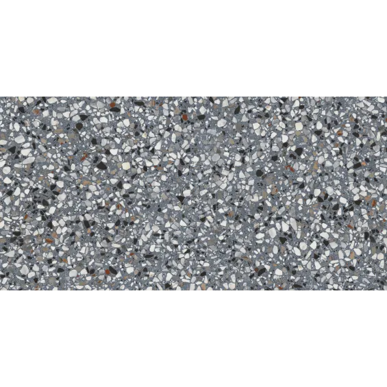 Carrelage effet Terrazzo Patio bleu flocon 60x120 cm- Réflex Boutique