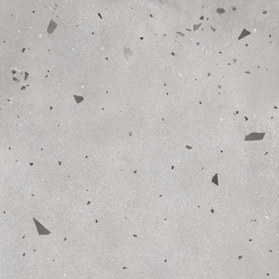 Carrelage effet Terrazzo Patio gris clair 60x60 cm