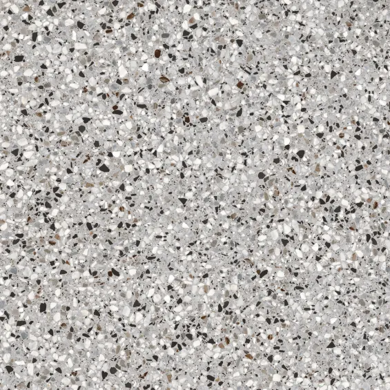  Carrelage effet Terrazzo Patio gris clair flocon 60x60 cm - Réflex Boutique