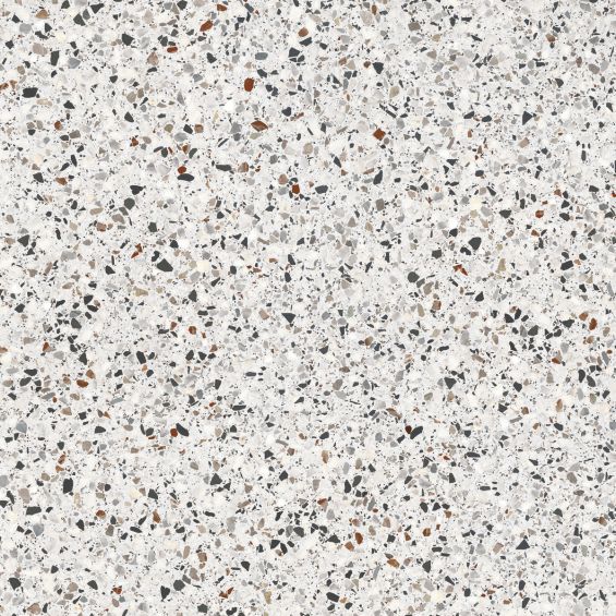 Carrelage sol extérieur terrazzo Patio blanc flocon R11 60x60 cm
