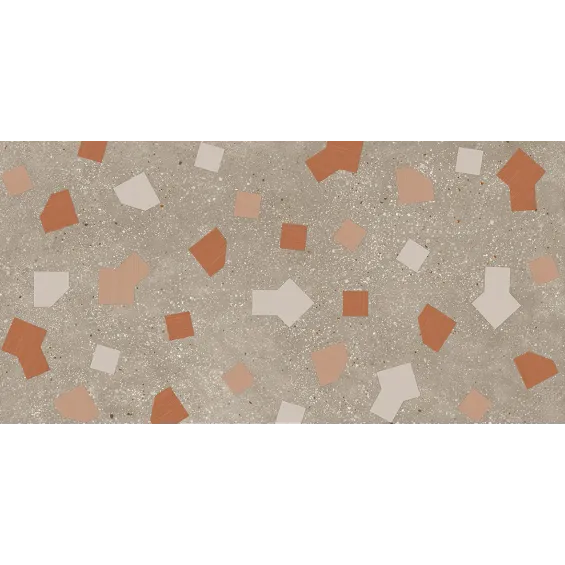  Carrelage effet Terrazzo Venetian décor créatif taupe 60x120 cm - Réflex Boutique