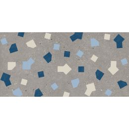 Carrelage effet Terrazzo Venetian décor créatif gris 60x120 cm